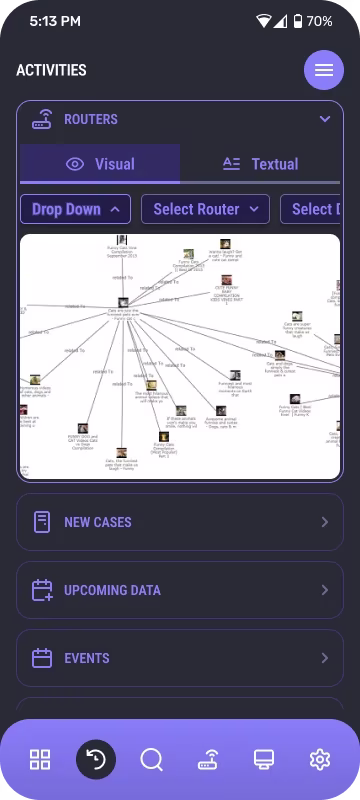 Vegas Mobile app demo page - 3